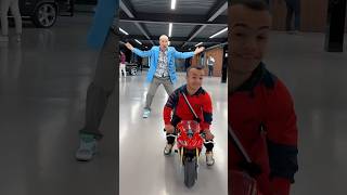 Mini boy stole a motobike😂 MadjitSuleimanov tiktok [upl. by Ru]