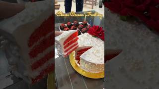 The Best Cream Cheese Frosting Recipe is Here shorts creamcheesefrosting redvelvet cake recipe [upl. by Trevah176]