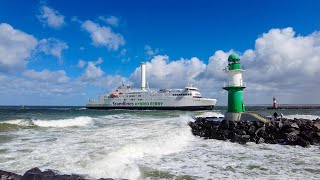 Sonne Sturm und Schnee  Ostermontag in Warnemünde [upl. by Roswell]