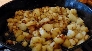 Southern Fried Potatoes and Onions Quick Version The Hillbilly Kitchen [upl. by Lucius495]