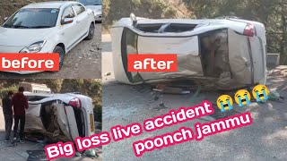 Live accident poonch to jammu highway 😭😭😭 [upl. by Nomyt]