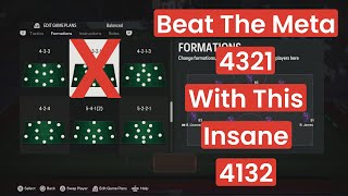 EA FC 24 This Formation Beats 4321 Custom Tactics amp Instructions With Gameplay New Gen [upl. by Arreip]