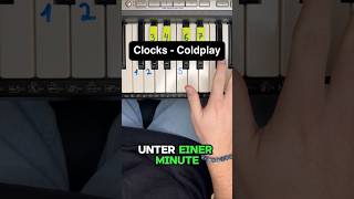 Clocks  Coldplay  Tutorial Part 18 piano klavier pianotutorial [upl. by Mendes]