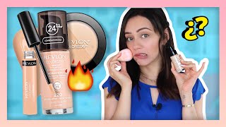 REVLON COLOR STAY🔥PROBANDO LA BASE CORRECTOR Y POLVO  A PRUEBA DE FUEGO [upl. by Nylrak]