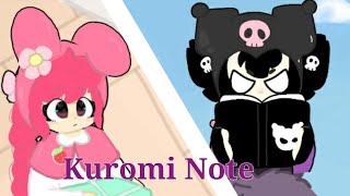 Kuromi Note  reanimated  Human style Onegai My Melody [upl. by Jammin659]