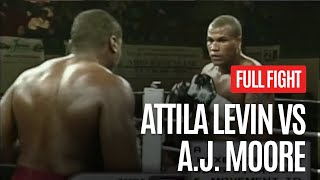 THUNDERBOX HEAVYWEIGHT CHAMPION ATTILA LEVIN VS AJ MOORE FULL FIGHT [upl. by Theall]