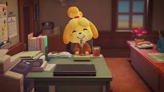 Isabelle plays KK records while it rains  Animal Crossing Rain amp Record Emulation [upl. by Cinimod]