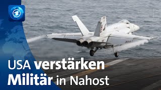 Naher Osten USA verstärken Verteidigung [upl. by Carlynn843]