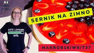 KETO sernik na zimno  najlepszy przepis keto low carb [upl. by Amorete]