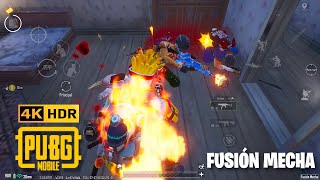 PUBG MOBILE GAMEPLAY MODO FUSIÓN MECHA ÚLTIMOS DIAS [upl. by Ahseiat]