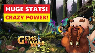 Gems of War How Team Bonus Pets Work EASY HUGE Stats Increases [upl. by Aissac]