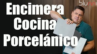 PORCELANICO ENCIMERA  Encimeras porcelanico brillo o mate  Encimeras de porcelanato [upl. by Tammi]