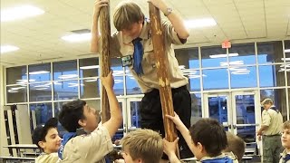 Scouting America Patrol Challenge  Ladder Building [upl. by Marfe]