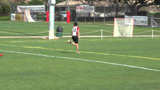 Tampa Krewe U19 Obie Cruzs scoring run vs Okapi Rugby  312 [upl. by Awad]