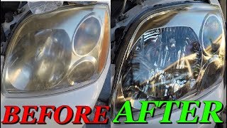 Fastest possible way to restore HEADLIGHTS [upl. by Scammon]