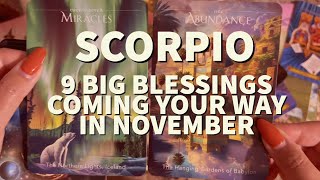 SCORPIO BIRTHDAY READING GET READY FOR THESE 9 HUGE BLESSINGS ABUNDANCE AND SOULMATE [upl. by Chud926]