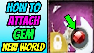 How To Add Gems to Weapons and Armor in New World [upl. by Ignatia]