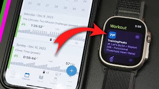Apple Watch Custom Workouts w TrainingPeaks  Structured Workouts on your Apple Watch [upl. by Akemihs97]