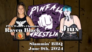 Pinfall Wrestling FULL MATCH  PWA Women’s Championship Raven Black c vs Jinx [upl. by Wynn703]