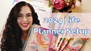 How to Set up Your Planner for Success  2024 Life Planner Setup  Erin Condren [upl. by Ahsirpac]