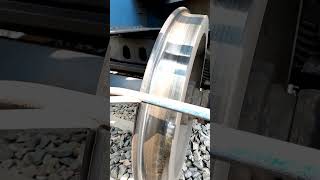 Indian Railway Wheel and Brakes shorts indianrailway viral wheel wheelworld funny [upl. by Ennylhsa763]