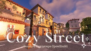 Townscape Street Side 🏙️  Yuushya Townscape Minecraft Speedbuild [upl. by Arabrab]