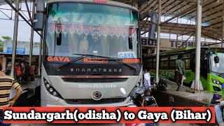 Sundargarh to gaya Ranchi interstate service  Kunal Travels  AC Coach  mraktofficial [upl. by Ikcim375]