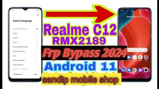 Realme C12 Frp Bypass  New solution 2024  Realme C12 Google account bypass  fix voice typing [upl. by Sorrows]