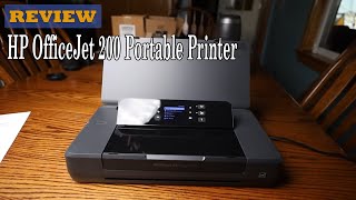 HP OfficeJet 200 Portable Printer Review  Watch before ordering [upl. by Esinel]