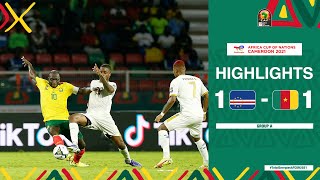 Cape Verde 🆚 Cameroon Highlights  TotalEnergiesAFCON2021  Group A [upl. by Thynne]