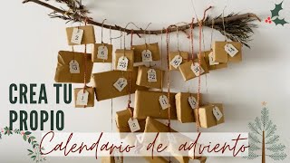 DIY CALENDARIO DE ADVIENTO l Haz tu propio calendario  ideas regalo [upl. by Silverman]