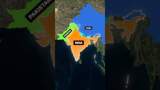 India Map Through the Eyes of Pakistan China and Nepal 🌍  Kota Champs shorts geography india [upl. by Aidiruy65]