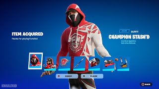 How To Get Champion Stashd Skin NOW FREE In Fortnite Unlocked Champion Stashd Bundle [upl. by Aneehsal]