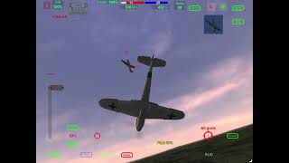 quotSchwarzesmarkenquot Bf109K4 Kills Gunship Sequel WW2 [upl. by Bobbette]