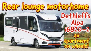 New for 2024 188k rear lounge motorhome  Dethleffs Alpa i6820 2 [upl. by Yereffej547]