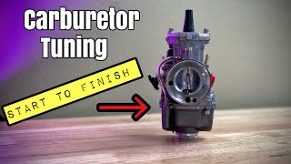 HOW TO TUNE A CARB  CARBURETOR step by step guided [upl. by Lertnek]