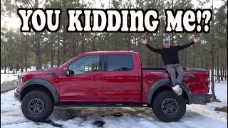 I Just Got a Ford F150 Raptor in Rapid Red [upl. by Hamachi469]