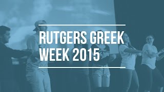 Rutgers Greek Week 2015 [upl. by Inaffets317]