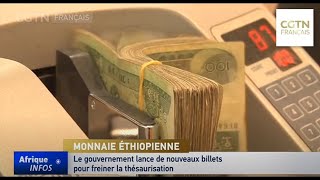 Éthiopie  le gouvernement lance de nouveaux billets pour freiner la thésaurisation [upl. by Redvers]