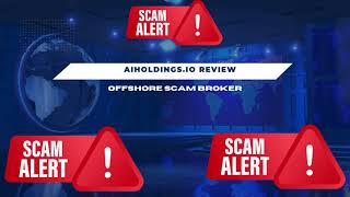 Aiholdingsio Review  Confirmed Scammer [upl. by Bay]