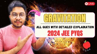 GRAVITATION 2024 PYQS  JEE MAINS  99 TARGET iitjee iit jeemains jeeadvanced class11 jee2025 [upl. by Olag791]