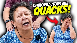 DAUGHTER FORCES SKEPTICAL MOM TO SEE CHIROPRACTOR 😭 Back Pain amp Sciatica Adjustment  Tubio [upl. by Joe]