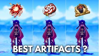 Hu Tao Artifacts Comparison Best Build for Hu Tao  Genshin Impact [upl. by Bella]