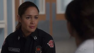 Station 19 7x01  Amelia tells Andy Jack won’t ever be a firefighter [upl. by Ainotna]