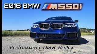 2018 BMW M550i  HD Performance Drive Review [upl. by Grimbly]