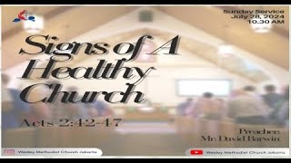 Wesley Methodist Church English Live Stream July 28 2024 [upl. by Hadlee]