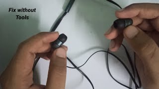 How to fix earphones no sound from one side without tools [upl. by Ahsaeym]