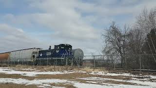 SW1500 switching the Ingredion yard Cardinal Ontario Feb 2524 [upl. by Aggappera217]