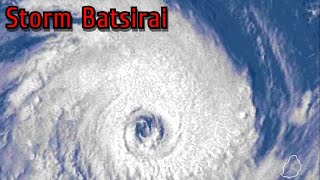 Cyclone Batsirai Satellite Imagery  Madagascar Landfall [upl. by Narcis]