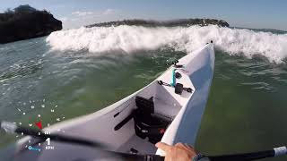 Epic V8 Surfski Rollover amp Remount then 19kph [upl. by Whalen]